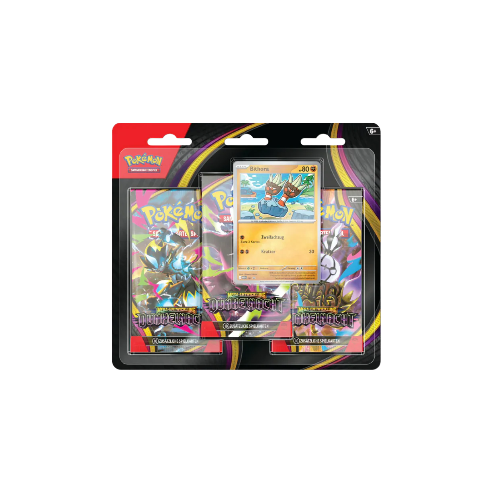 Pokémon - Dunkelnacht Blister 3er-Pack DE