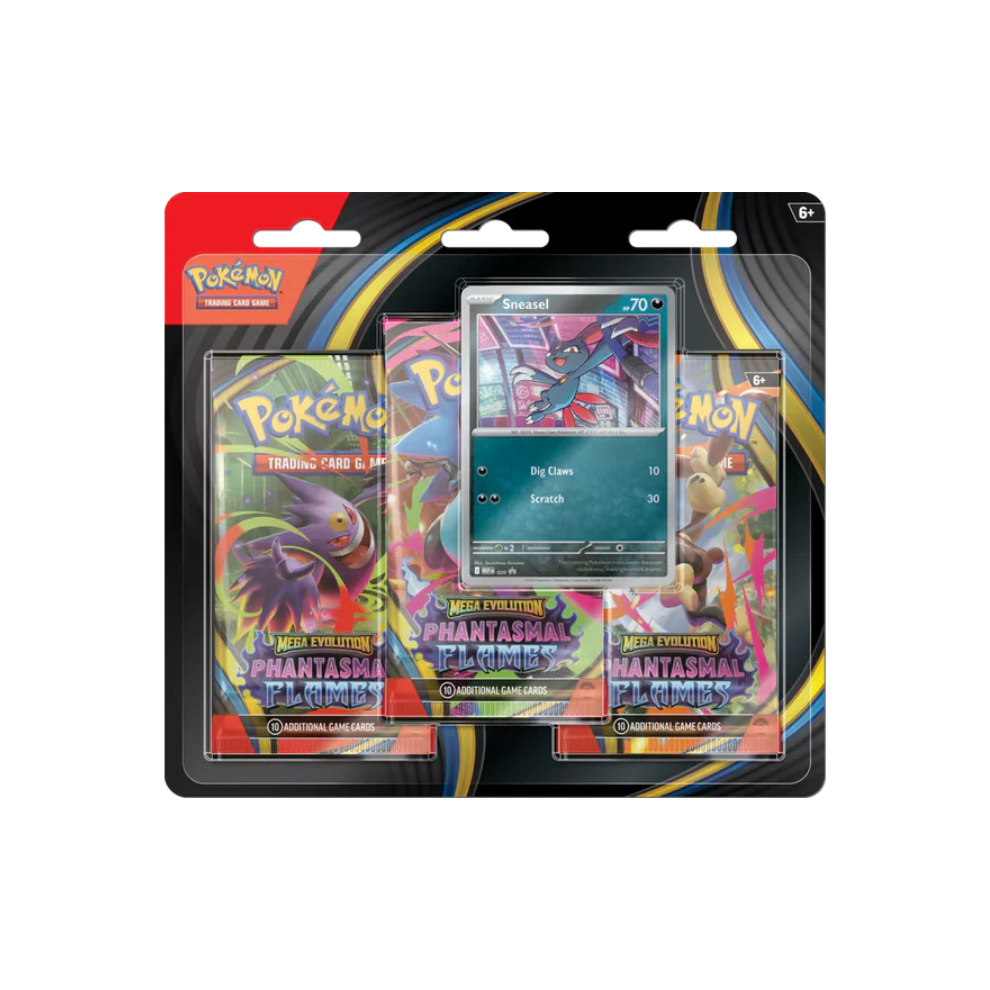 Pokémon - Phantasmal Flames Blister 3er-Pack EN