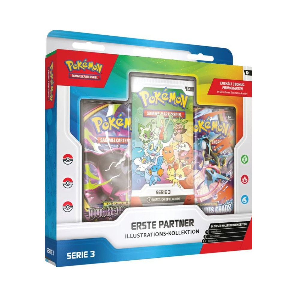 Pokémon - Erste Partner Illustrations Kollektion - Serie 3 DE